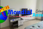 3 chambres + salon, cuisine, entièrement meublé