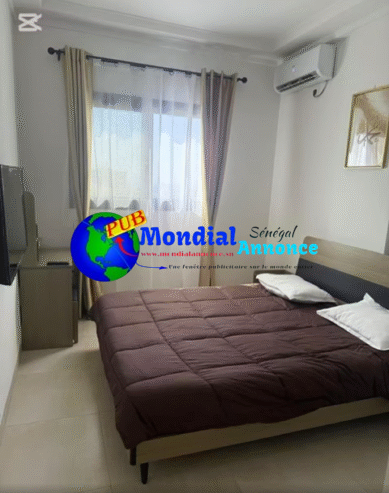 3 chambres + salon, cuisine, entièrement meublé