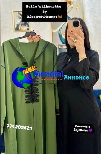 Ensemble 2 Djellabas Très Classe – Qualité Supérieure 💯 dispo à Dakar