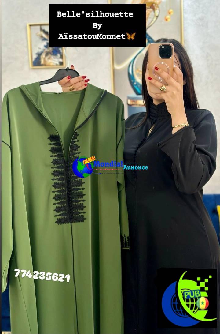 Ensemble 2 Djellabas Très Classe – Qualité Supérieure 💯 dispo à Dakar