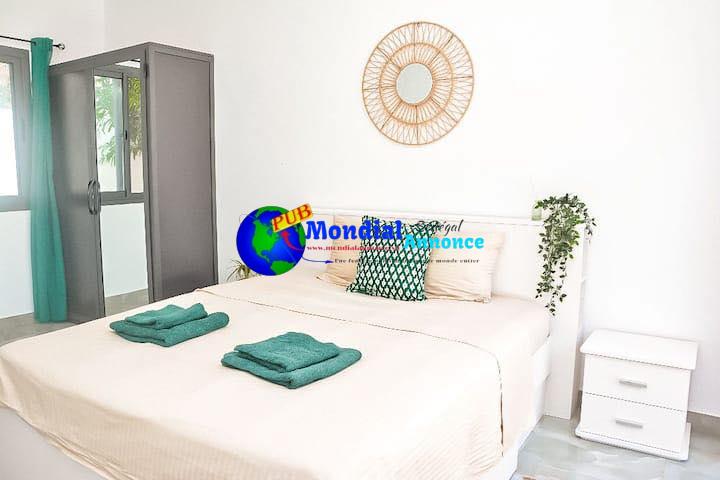 Location Villa avec 4 chambres climatisées à 5 min des plages de Saly