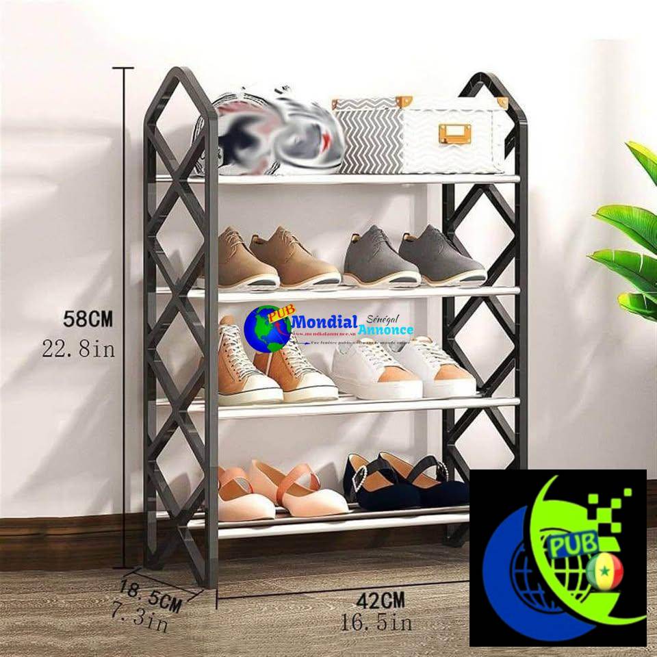 Étagère pour Rangement Chaussures – 4 Niveaux A Vendre