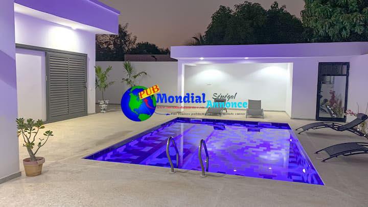Location Villa avec 4 chambres climatisées à 5 min des plages de Saly