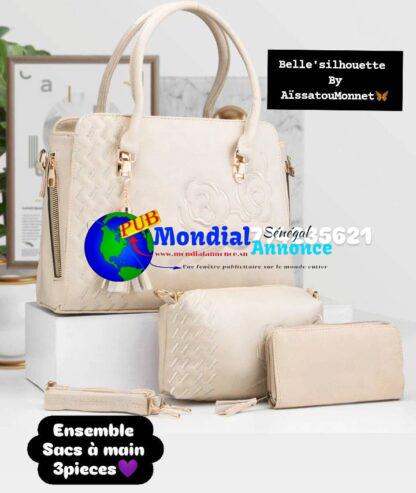 Ensemble de Sacs à Main 3 Pièces – Chic & Élégance Assurée !