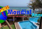 Appartement “Pieds dans l’Eau” à Louer – Yoff Virage, Dakar . 60.000 F CFA la journée