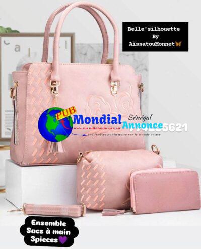 Ensemble de Sacs à Main 3 Pièces – Chic & Élégance Assurée !