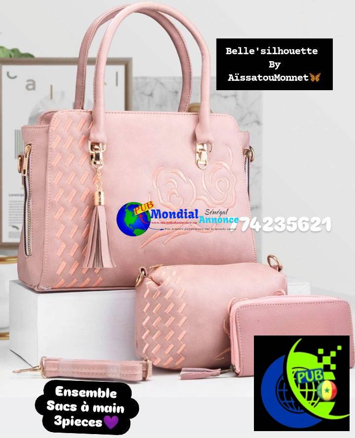 Ensemble de Sacs à Main 3 Pièces – Chic & Élégance Assurée !