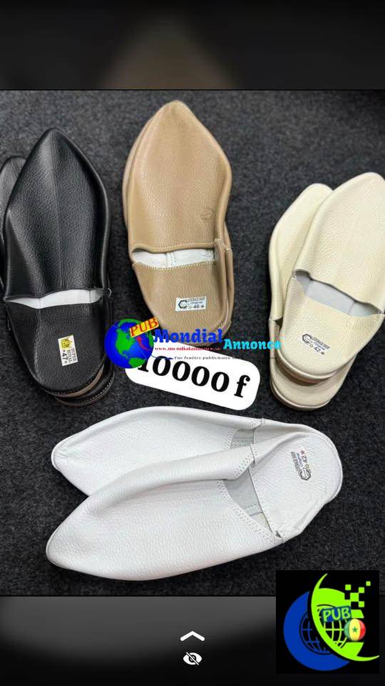 Babouches Marocaines Royal – Qualité Premium dispo dès 7000 FCFA