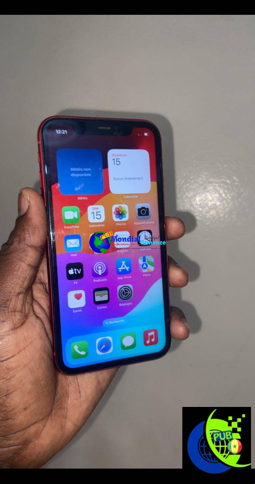 iPhone 11 64GO A Vendre – Écran et Batterie Neufs – Face ID Fonctionnel