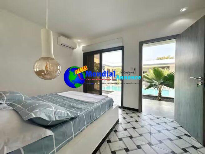 Location Villa à Saly 4 Chambres – Résidence Privée avec Piscine