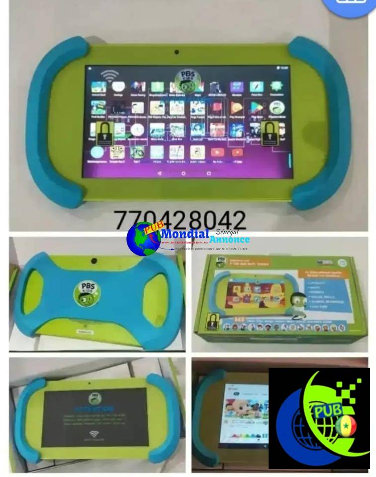 Tablette Éducative Enfant 7″ Import USA – Neuve, Applications & Jeux Préinstallés