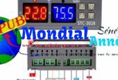 Thermostat Incubateur Digital (Température + Hygrométrie) – Modèle 3028