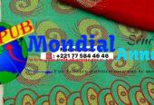Élégance Assurée : Voile Suisse Brodé Certifié avec Foulard – 5 Yards