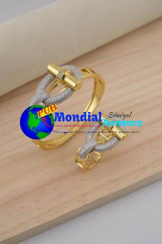 Bague en Plaqué Or Bijoux Original – Disponible en Gros sur Commande