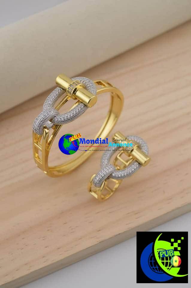 Bague en Plaqué Or Bijoux Original – Disponible en Gros sur Commande