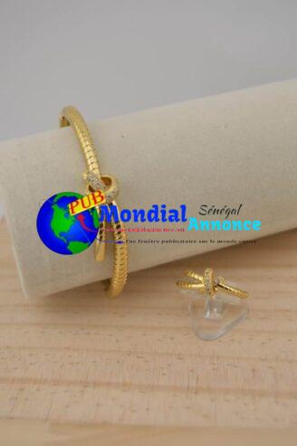 Bague en Plaqué Or Bijoux Original – Disponible en Gros sur Commande