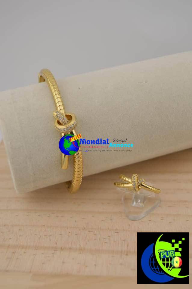 Bague en Plaqué Or Bijoux Original – Disponible en Gros sur Commande