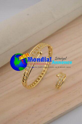 Bague en Plaqué Or Bijoux Original – Disponible en Gros sur Commande
