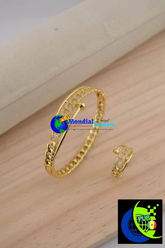 Bague en Plaqué Or Bijoux Original – Disponible en Gros sur Commande