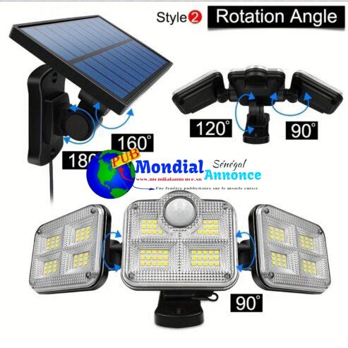 Lampe Solaire Autonome avec Panneau et Télécommande – Éclairez Votre Espace !