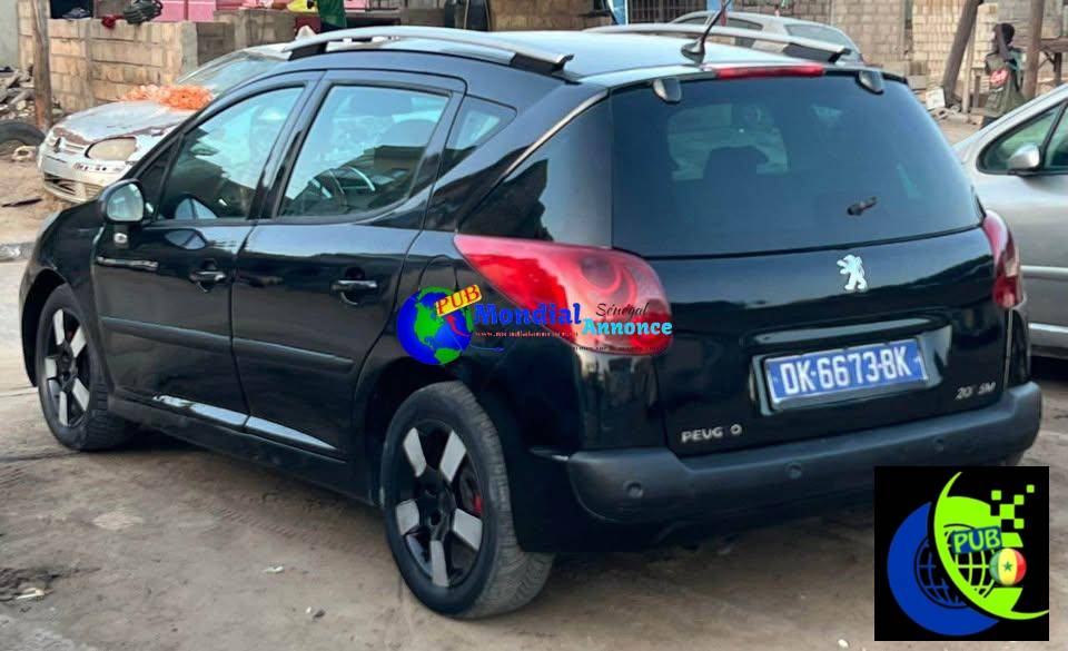 Peugeot 207 Break (2010) – Diesel, Climatisée, Idéale Particuliers & Yango