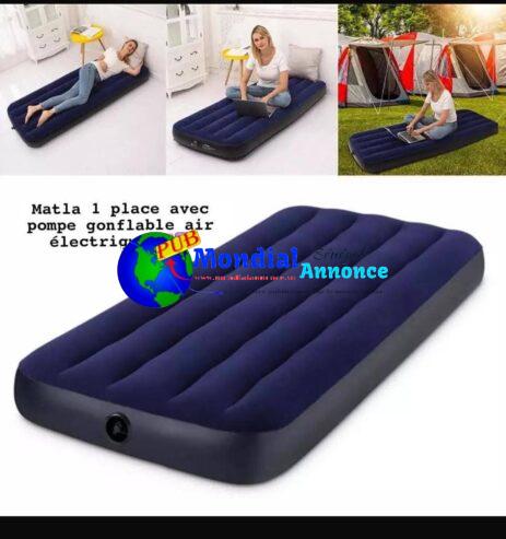 Matelas Gonflable Confortable – 1 Place & 3 Places Disponibles