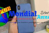 iPhone X Simple 256 Go – Face ID Non Fonctionnel, Dos Fissuré – Bon Prix !