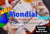 Ensemble 3 Pièces : Sac à Main, Pochette & Nu-Pieds – Qualité Sup A Dakar