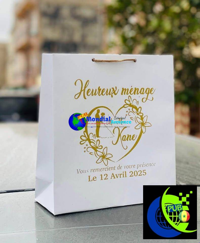 Sachets et Bouteilles Personnalisés pour Toutes Vos Cérémonies ! WhatsApp : 77 757 82 76
