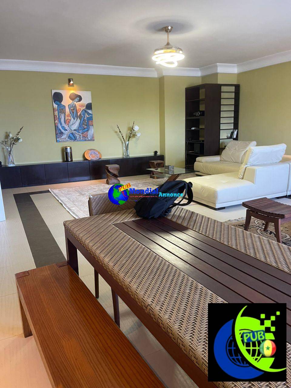 Appartement de Haut Standing (3 Chambres) avec Vue Mer – Derrière l’Hôtel Pullman, Plateau !