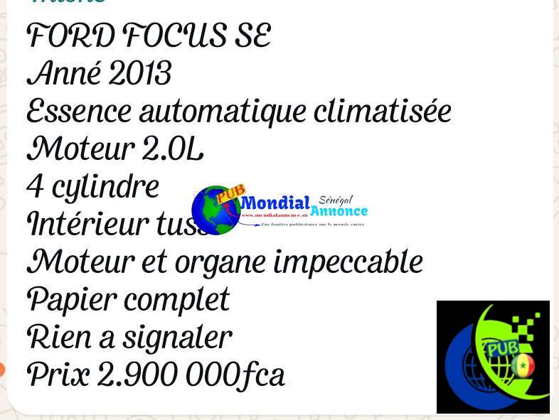 Ford Focus SE d’occasion disponible – Année 2013 Automatique