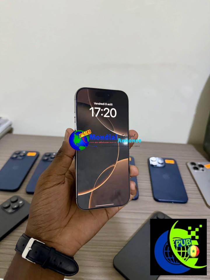 iPhone 16 Pro 256 Go à vendre à Dakar – Authentique (USA)