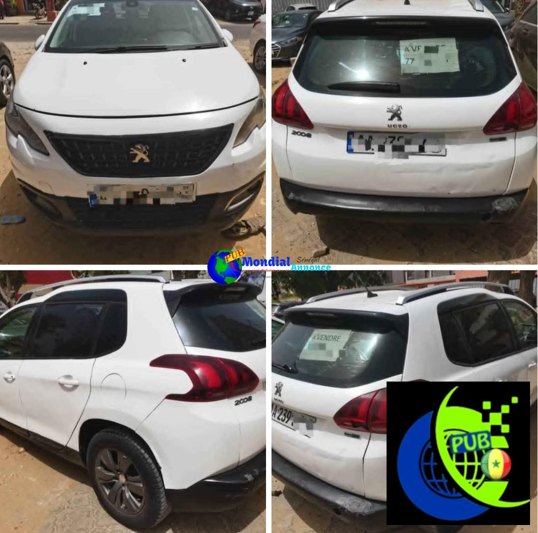 Peugeot 2008 Diesel Manuelle de 2016 avec une Moteur d’Origine Intact disponible à Dakar.