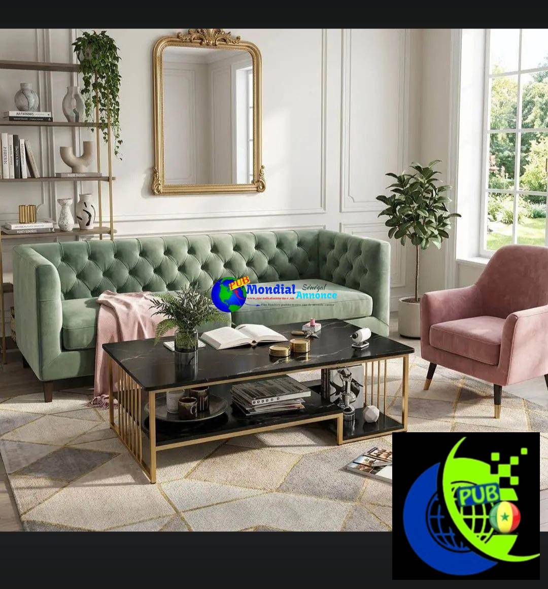 Tables Basses Modernes – Idéales pour Salon à 27.500 FCFA