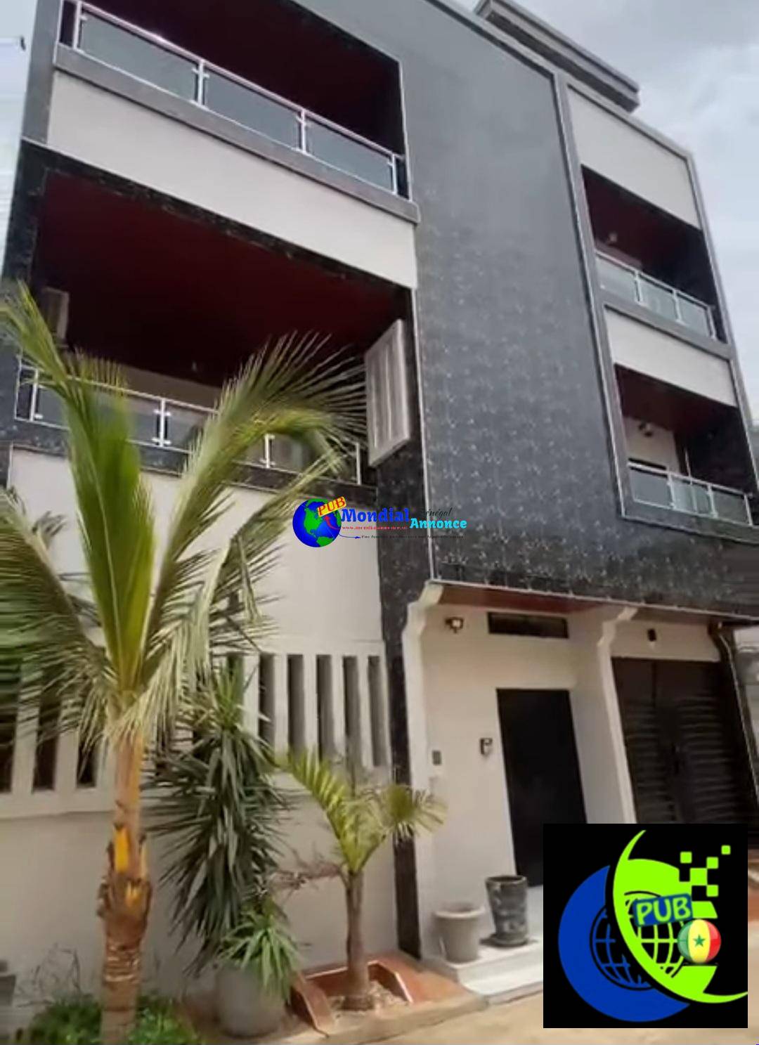 Somptueuse Villa R+3 à Vendre au Golf – Cité Alioune Sow
