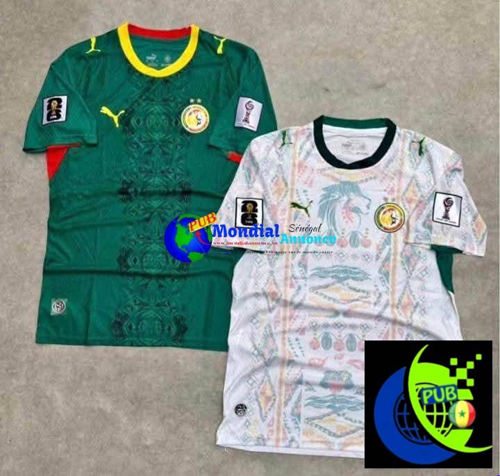 Maillots Officiels et originaux du Sénégal disponibles
