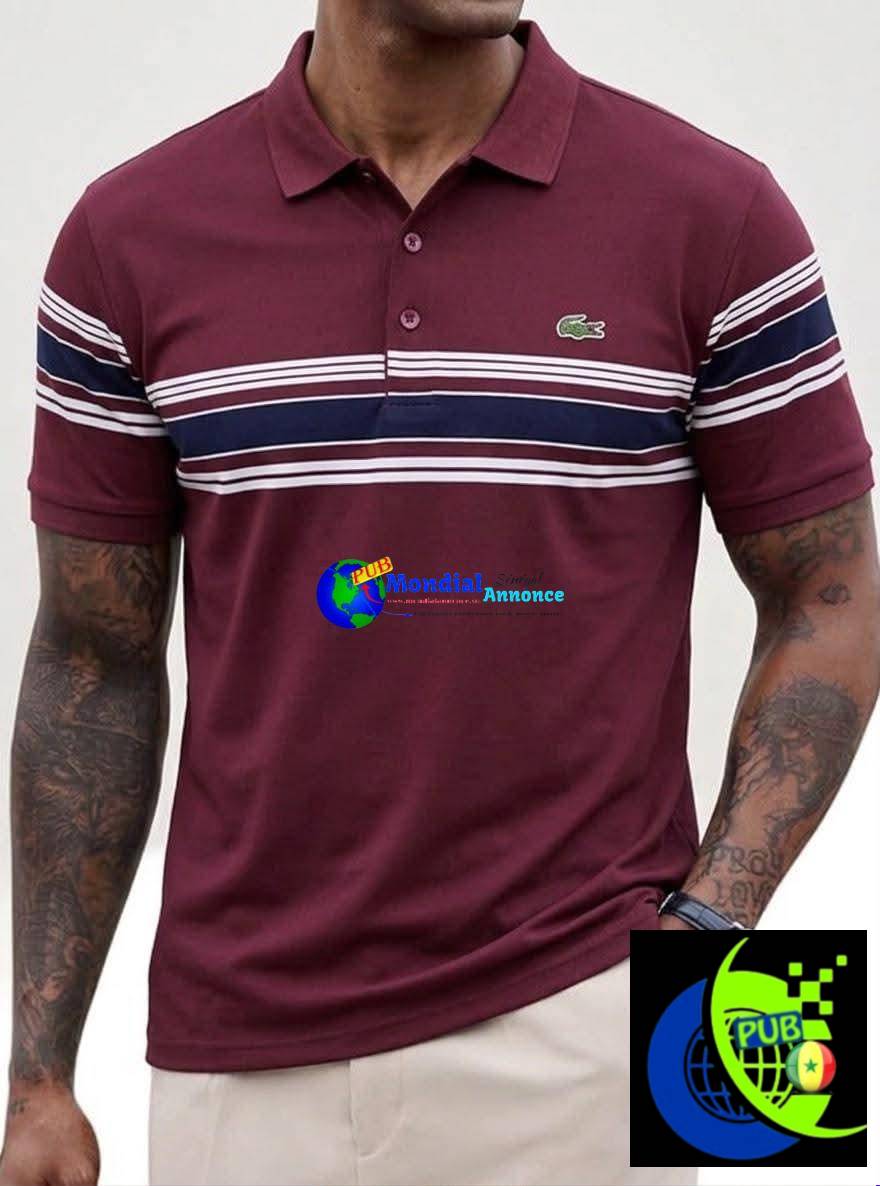 Polos Lacoste en Coton Original dispo à 4000 FCFA