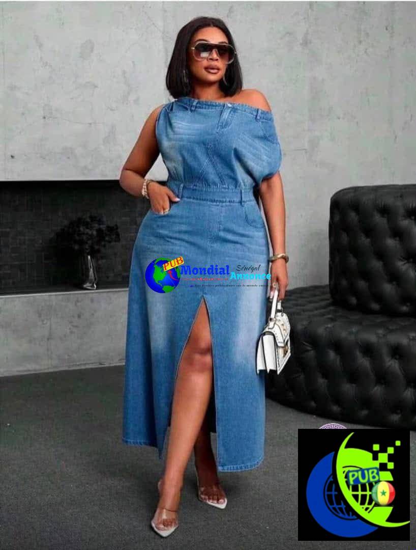Robes en Jean de Qualité Supérieure disponibles à 12000 FCFA