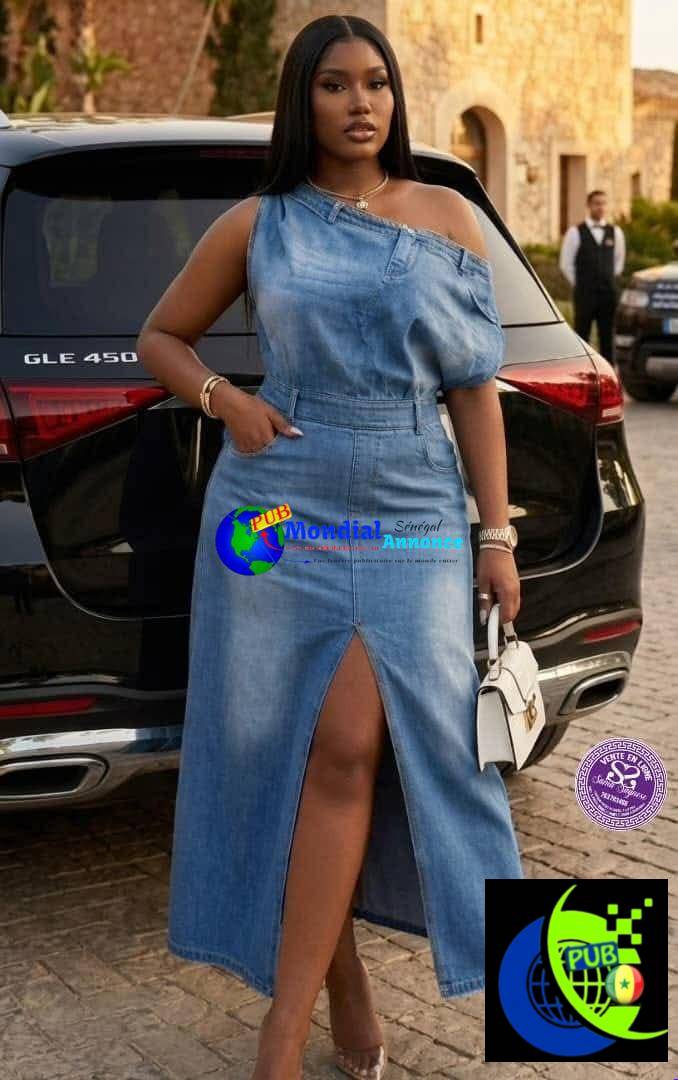Robes en Jean de Qualité Supérieure disponibles à 12000 FCFA
