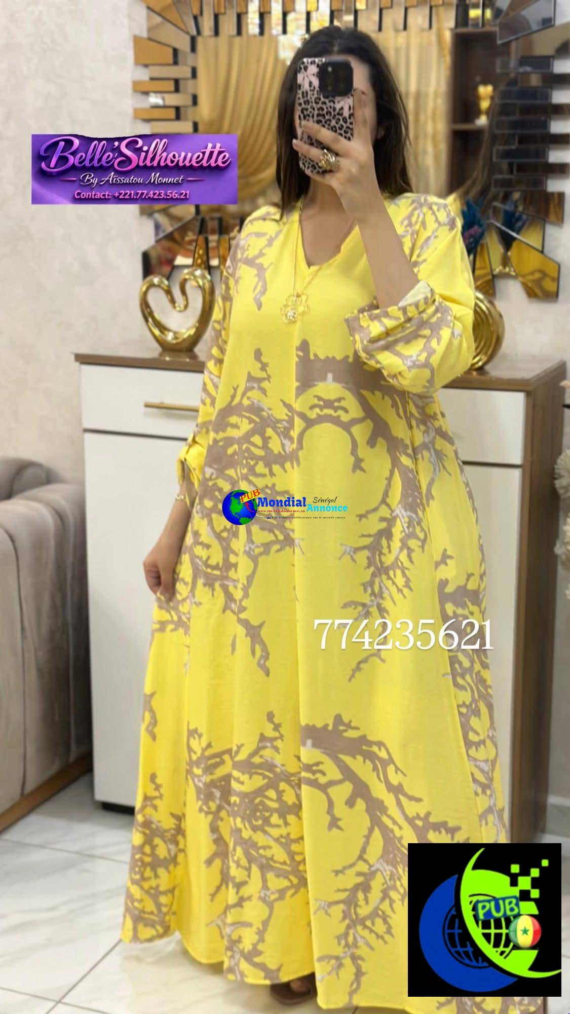 Robes Chic en Coton Supérieur avec Poches à vendre