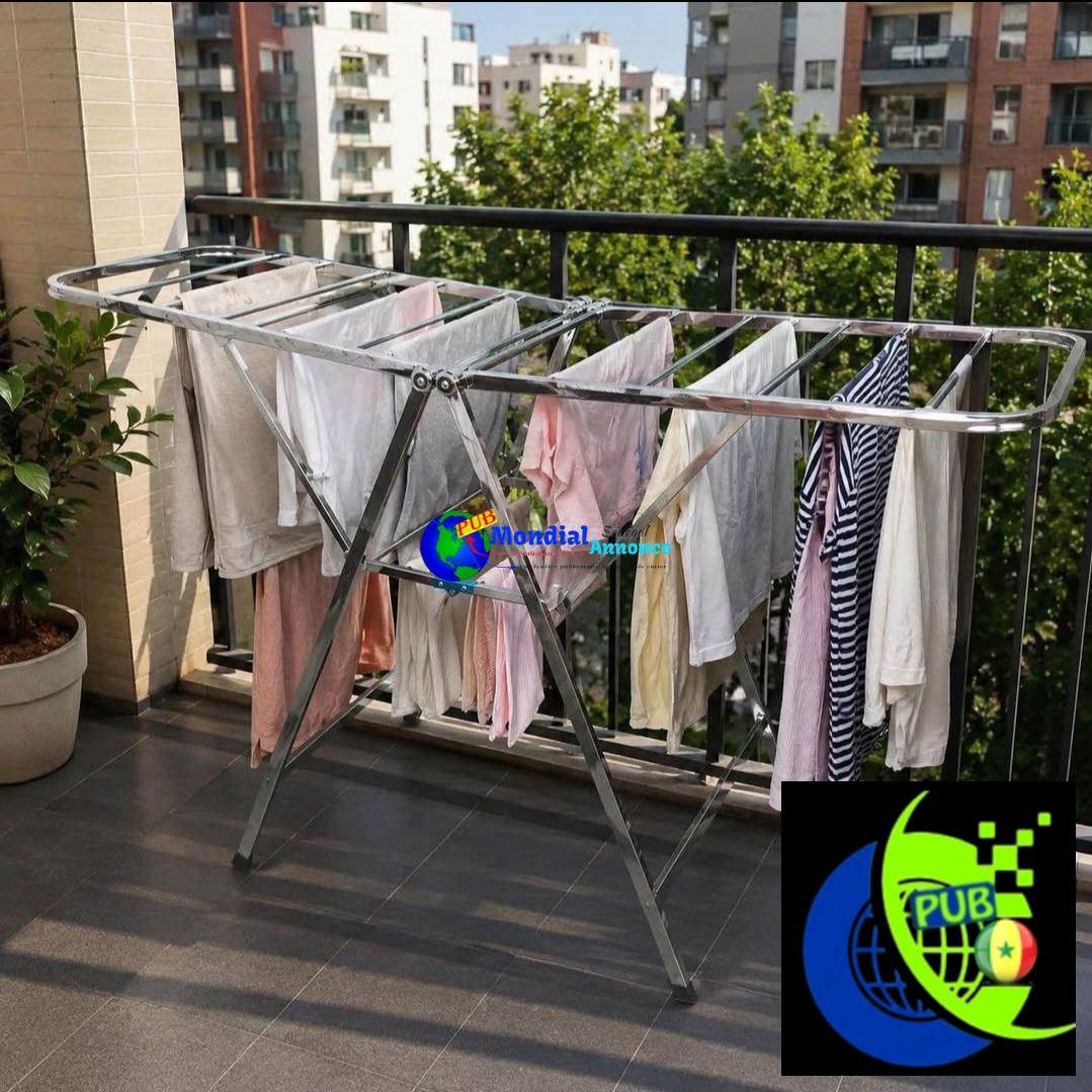 Sèche-Linge Portatif et Pliable. Prix : 20 000 F CFA