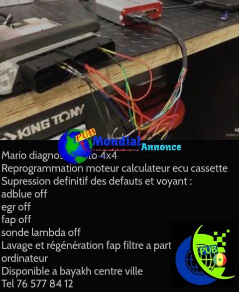 Mario Diagnostic Auto 4×4 : Diagnostic, Reprogrammation Moteur & Entretien Électronique