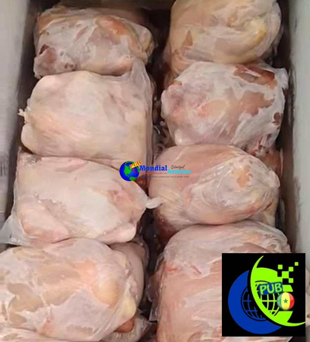 Poulets de Chair Frais à Sébikotane dispo à 2 900 F CFA l’unité
