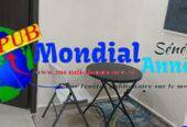 Mini Studio Meublé et Climatisé disponible – Ouest Foire. Tél : 789688636