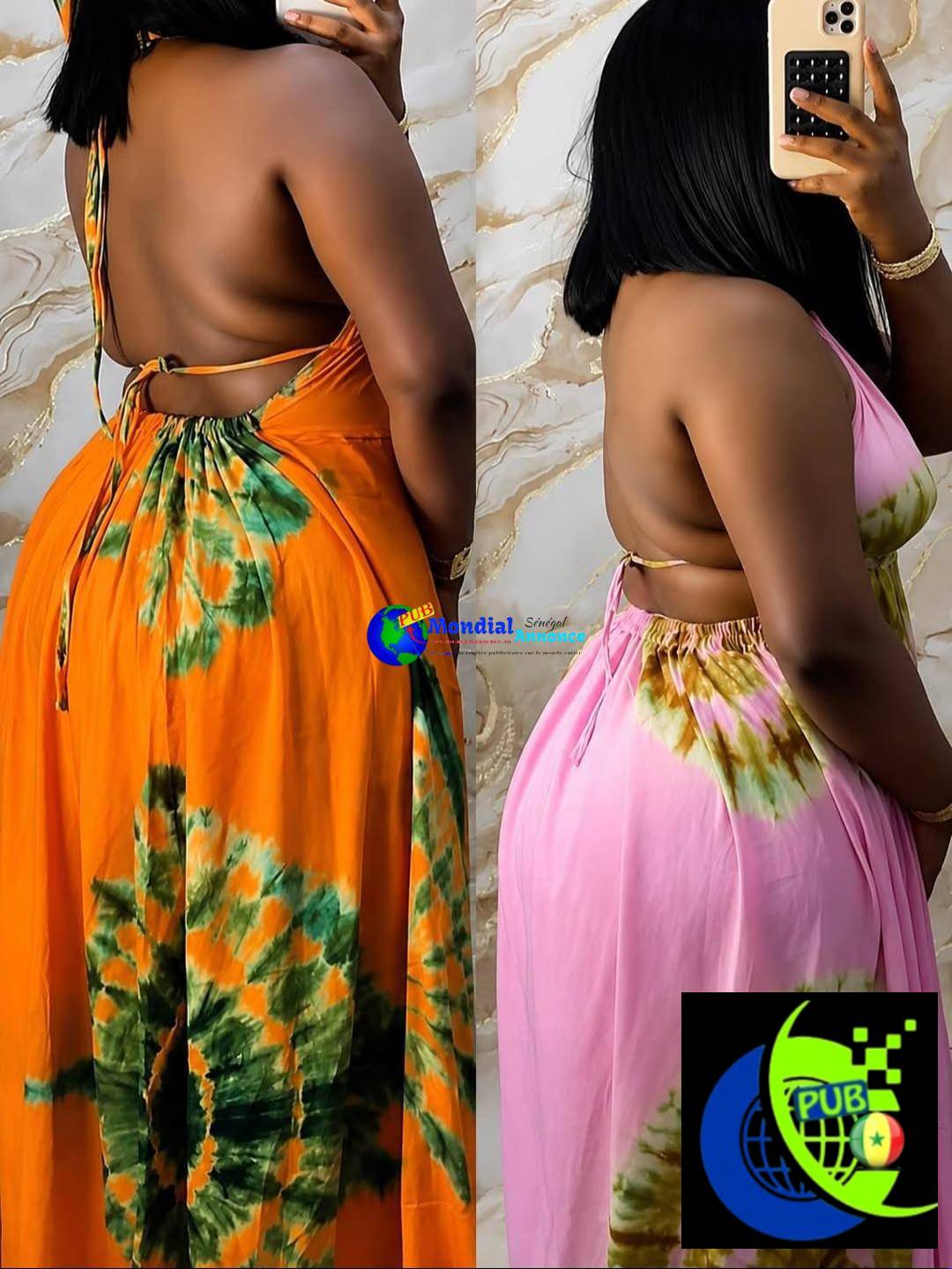 Robe d’Été pour Femmes (Plusieurs Couleurs) disponible à 4 500 F CFA