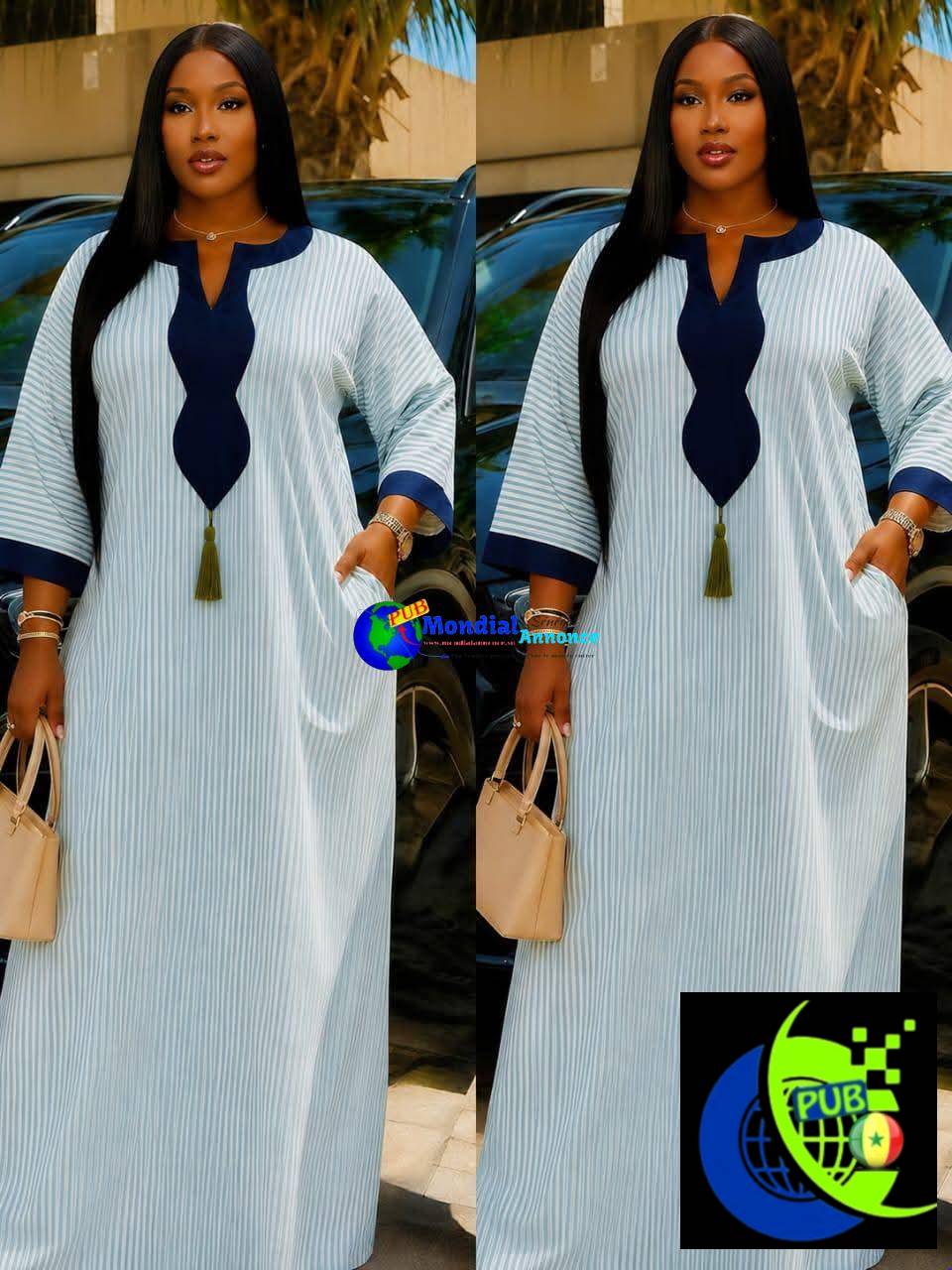 Robe Longue Ample de Qualité disponible pour 5 000 F CFA