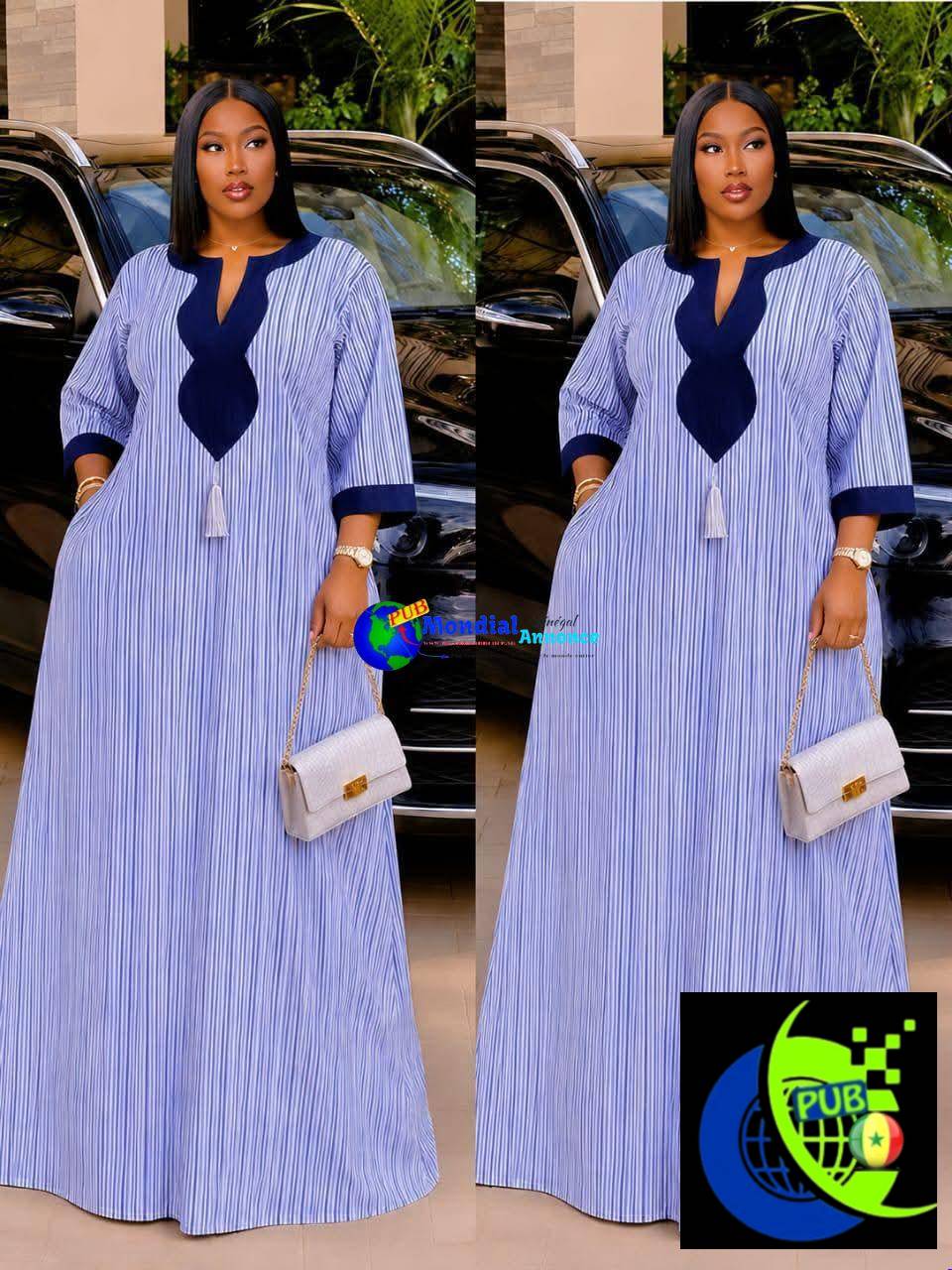 Robe Longue Ample de Qualité disponible pour 5 000 F CFA