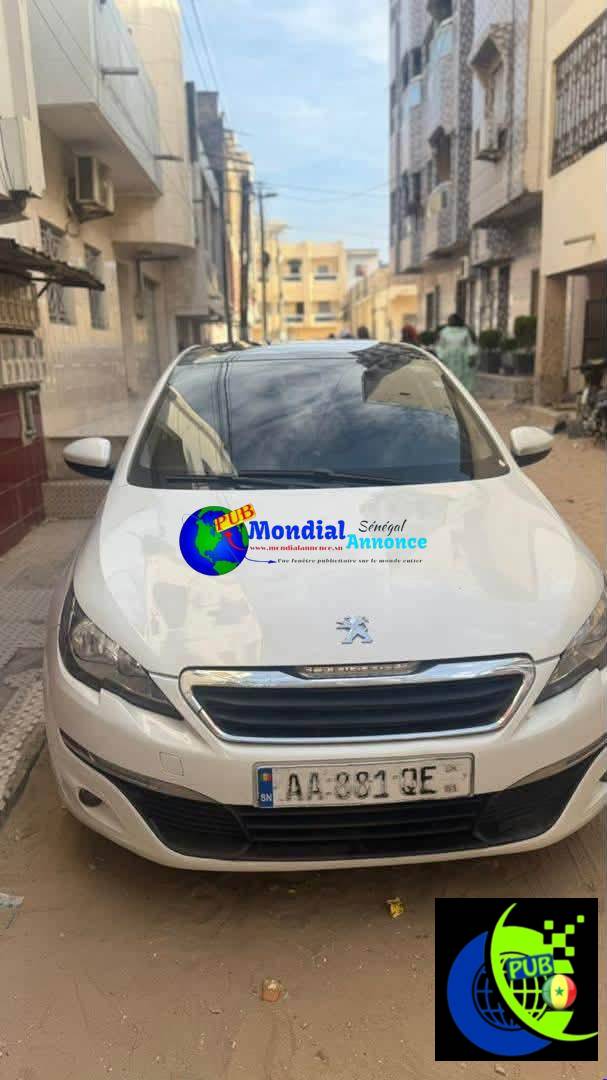 Peugeot 308 Diesel Automatique de 2016 à vendre pour 4 800 000 F CFA