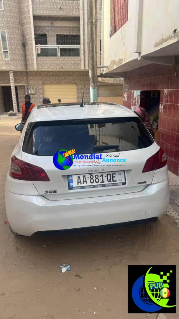 Peugeot 308 Diesel Automatique de 2016 à vendre pour 4 800 000 F CFA