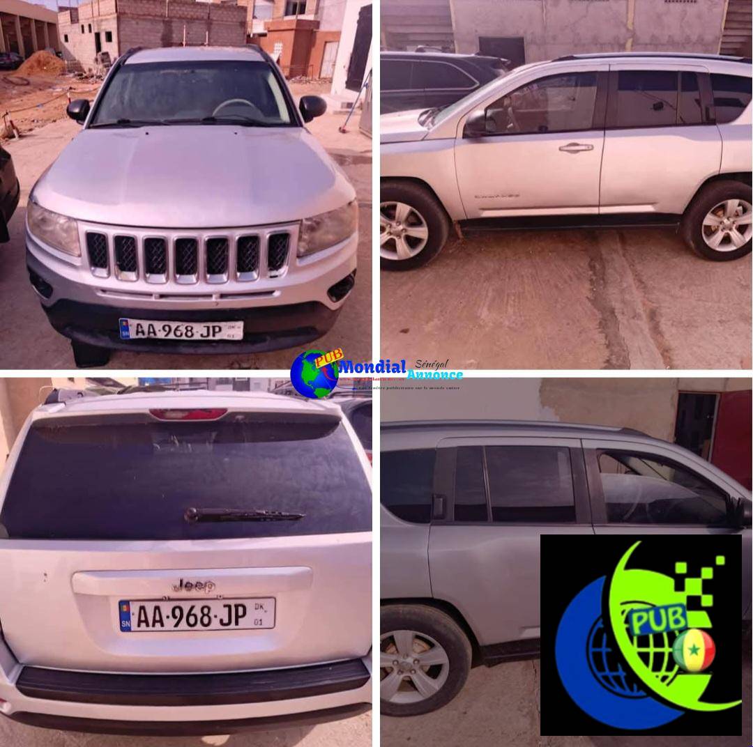 Jeep Compass Automatique Essence de 2011 disponible. Prix : 2 700 000 F CFA